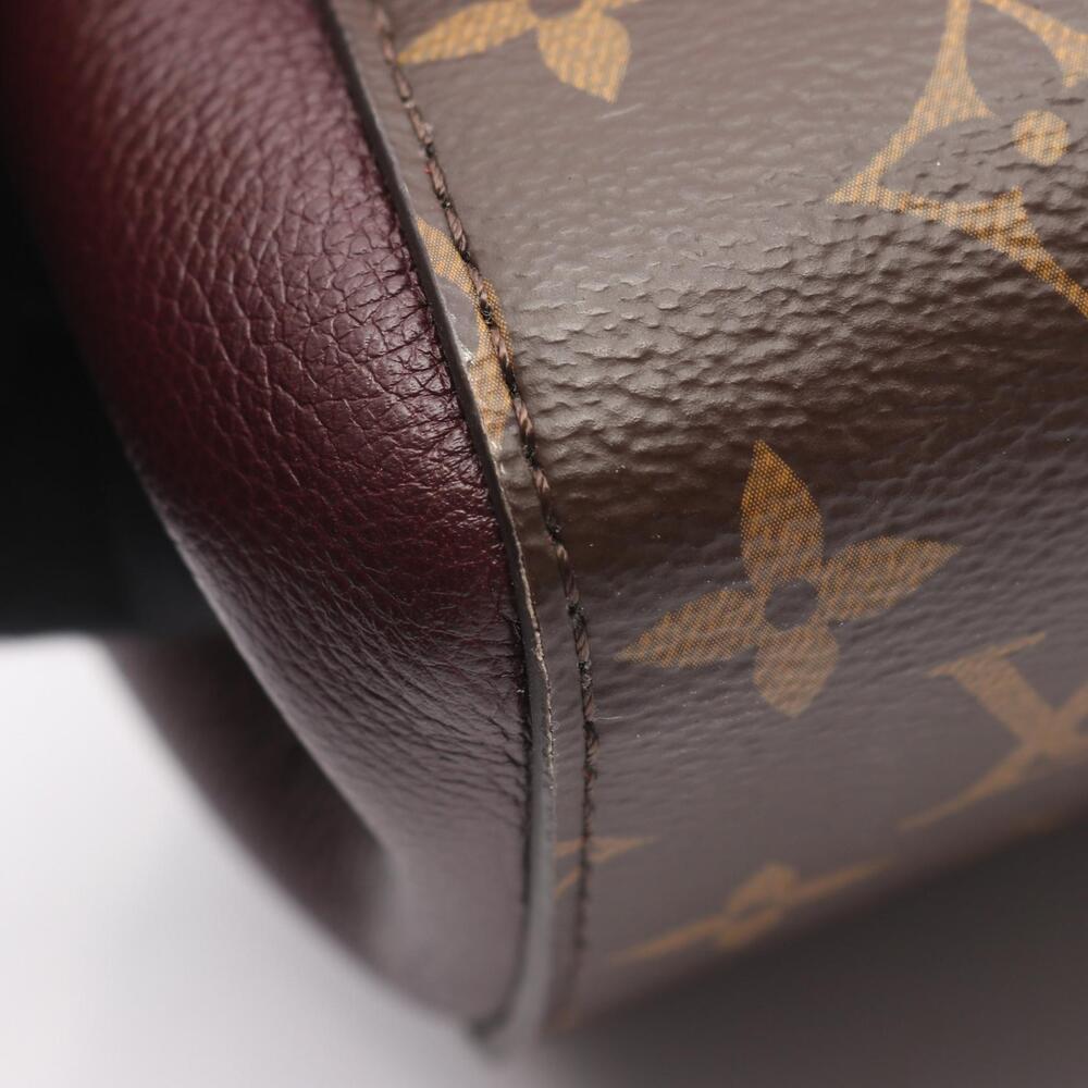 Louis Vuitton Fold Tote Noir Black Wine Cream Handbag Black Bordeaux Red - Picture 5 of 7